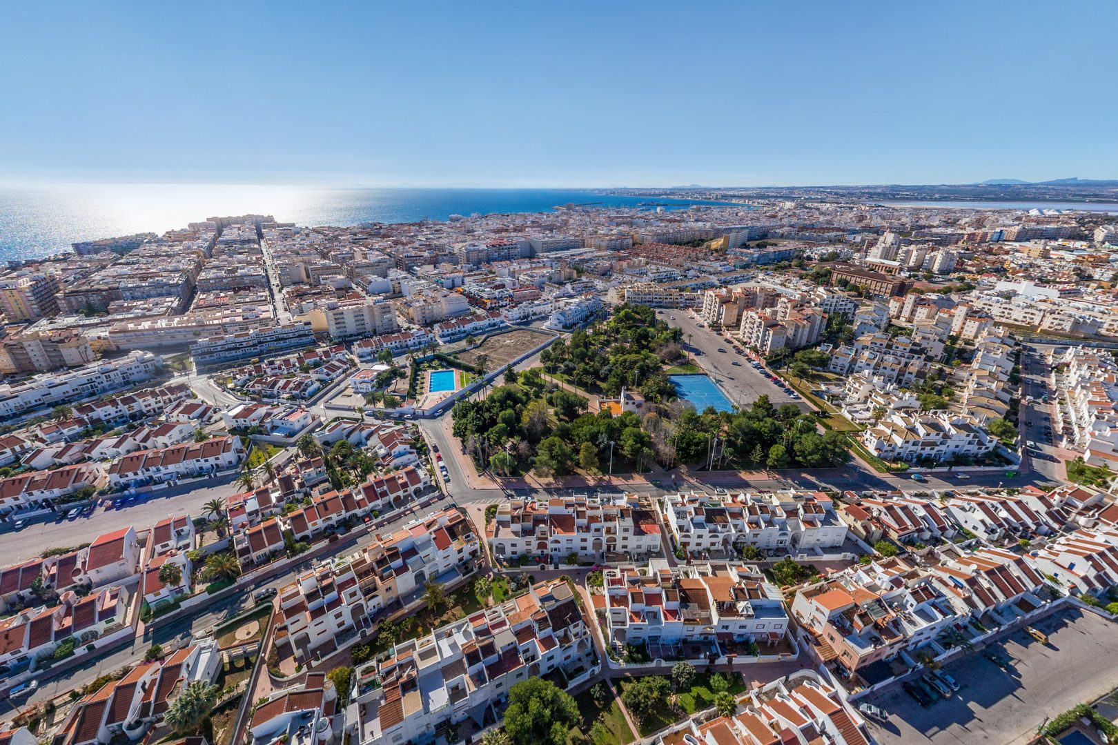 Calas Blancas white rock coves swimming Torrevieja coast